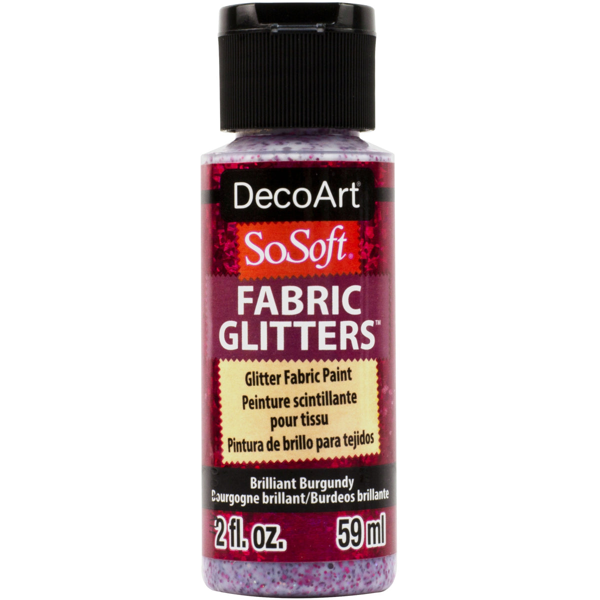 DecoArt Brilliant Burgundy Fabric Paint | World Of Craft