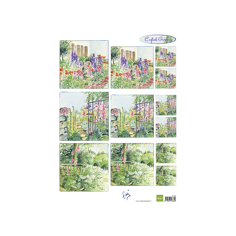 Marianne Design English Garden-foxgloves Packs Of 10's