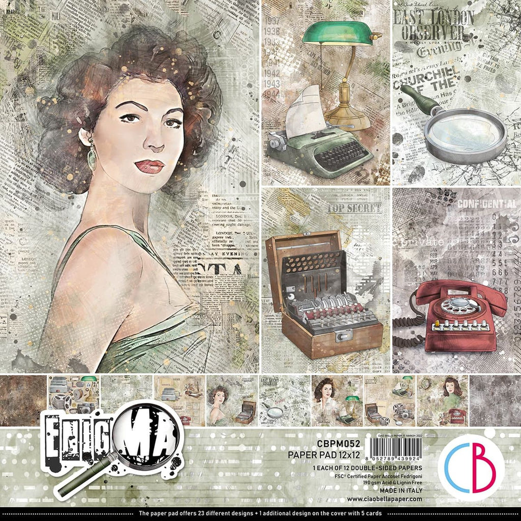 Ciao Bella Enigma Paper Pad 12" X 12"