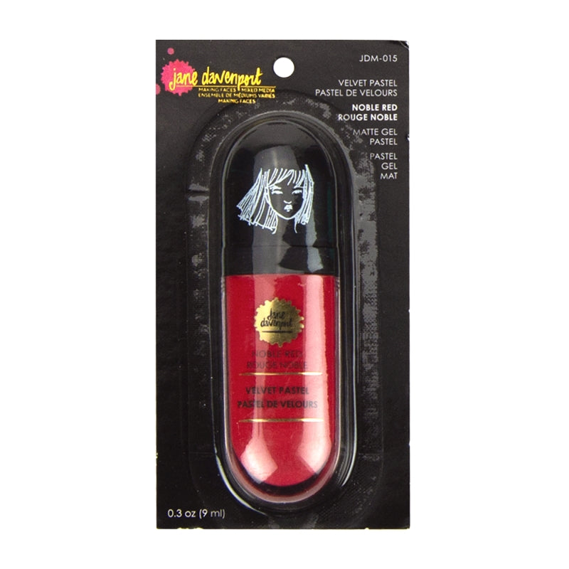 Spellbinders Velvet Pastel Noble Red Matte Gel Pastel Scarlet