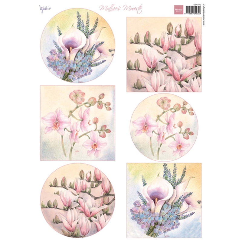 Marianne Design Mattie's Mooiste: Magnolica Packs Of 10 Sheets