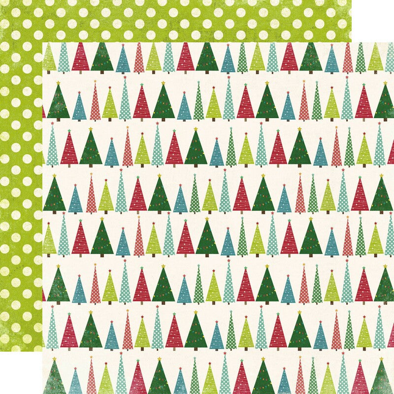 My Minds Eye Ww Christmas Trees Paper