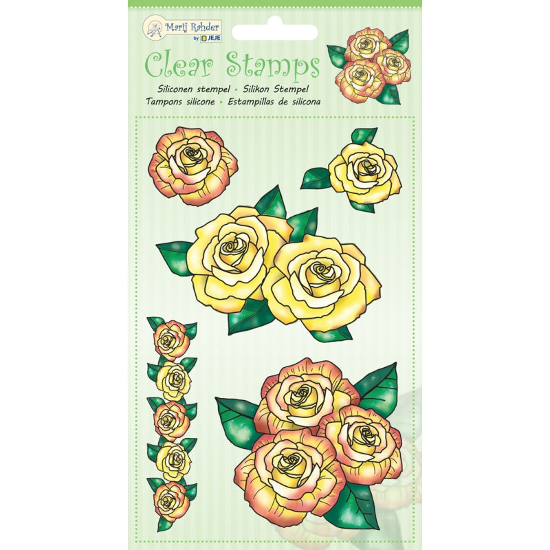 Marij Rahder Clear Stamps Roses