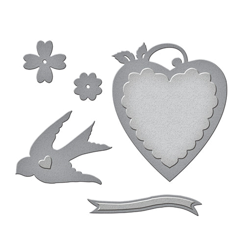 Spellbinders Swallow And Heart