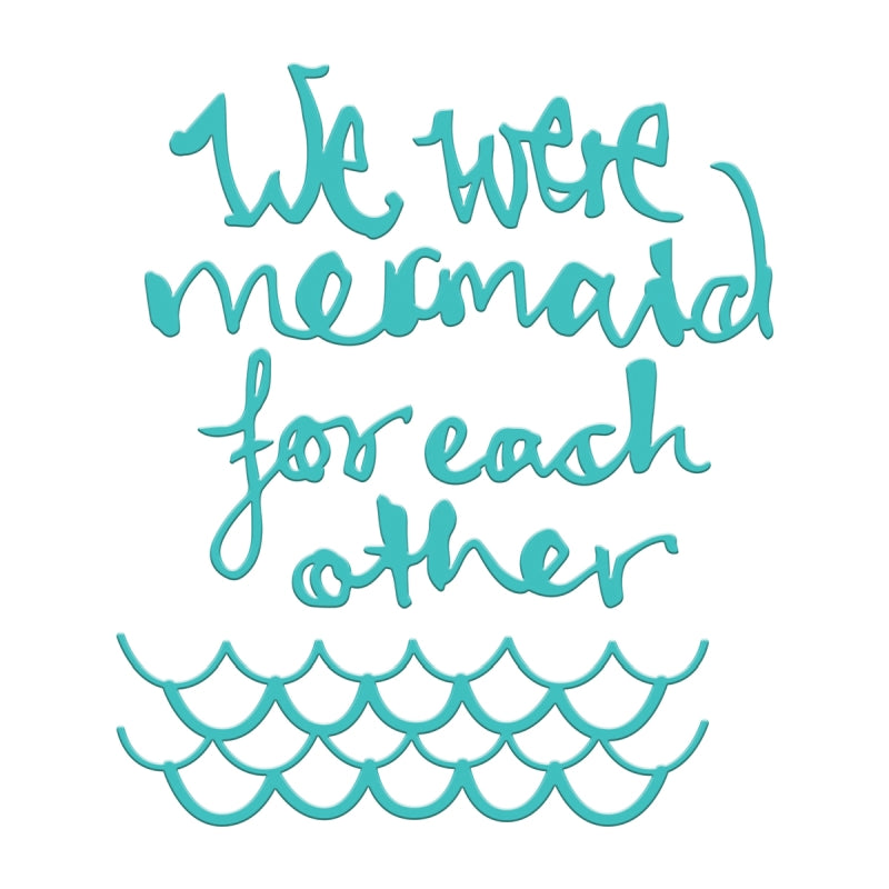 Spellbinders Mermaid For Each Other Etched Dies