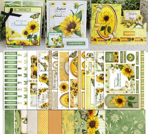 Debbi Moore Designs Sunflower Dreams Cardmaking Kit With Forever Code