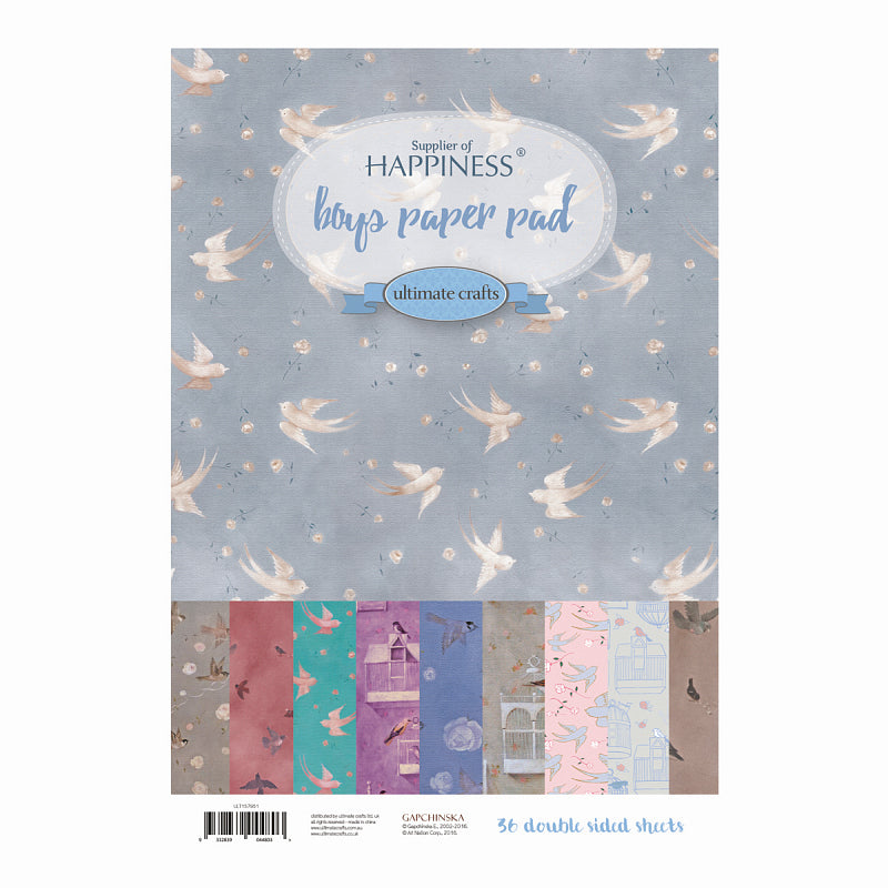 Couture Creations A4 Boys Pap Pad (36 Sheets)