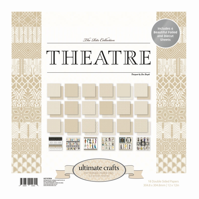 Couture Creations Theatre 12x12in Paper Pad