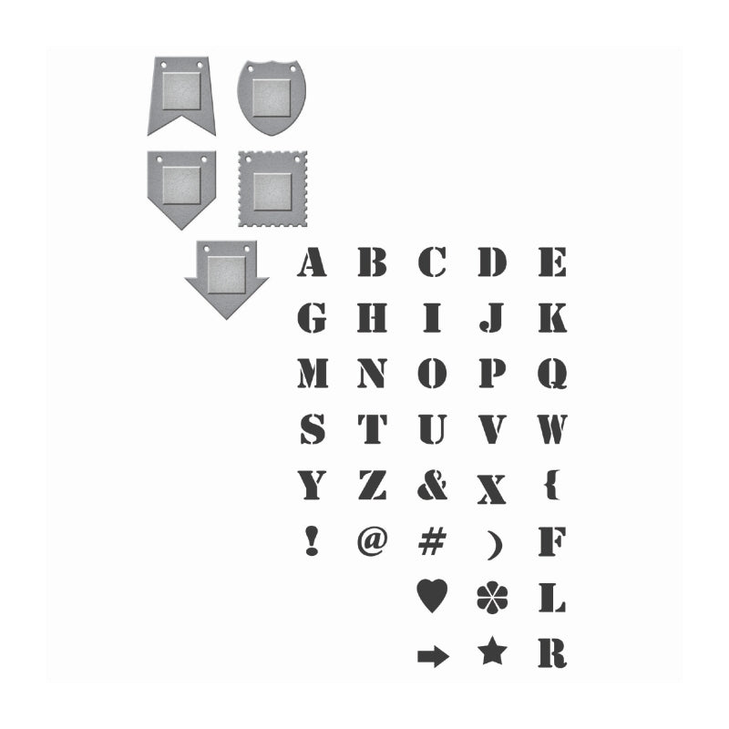 Spellbinders Alpha Bits