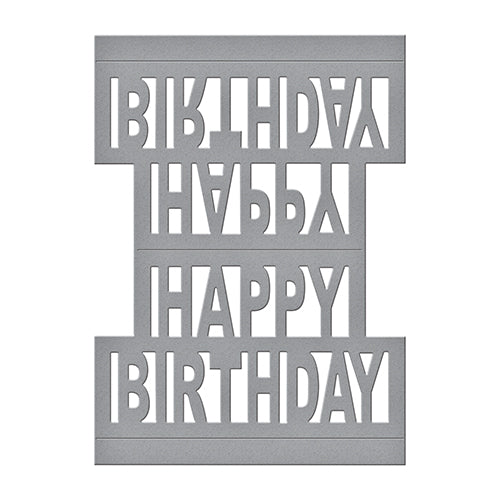 Spellbinders Happy Birthday Popup