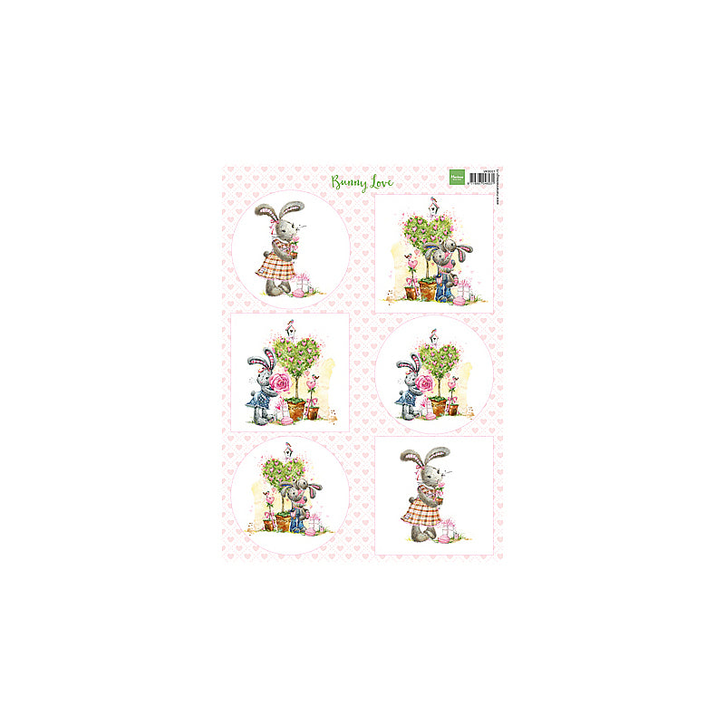 Marianne Design Bunny Love Packs Of 10s