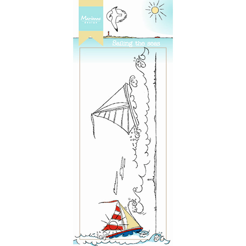 Marianne Design Hetty's Border-sailing The Seas