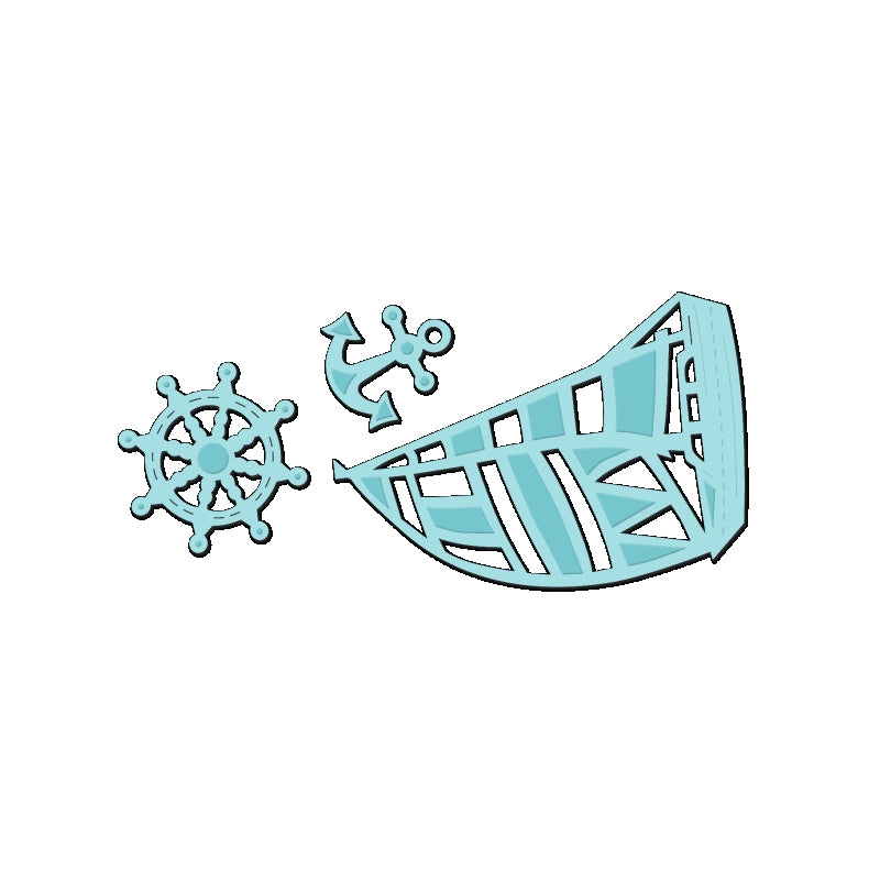 Sue Dix Yacht Sweet Dixie Cutting Die
