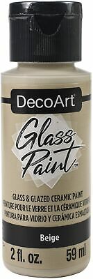 DecoArt Beige Glass Paint - 2oz.