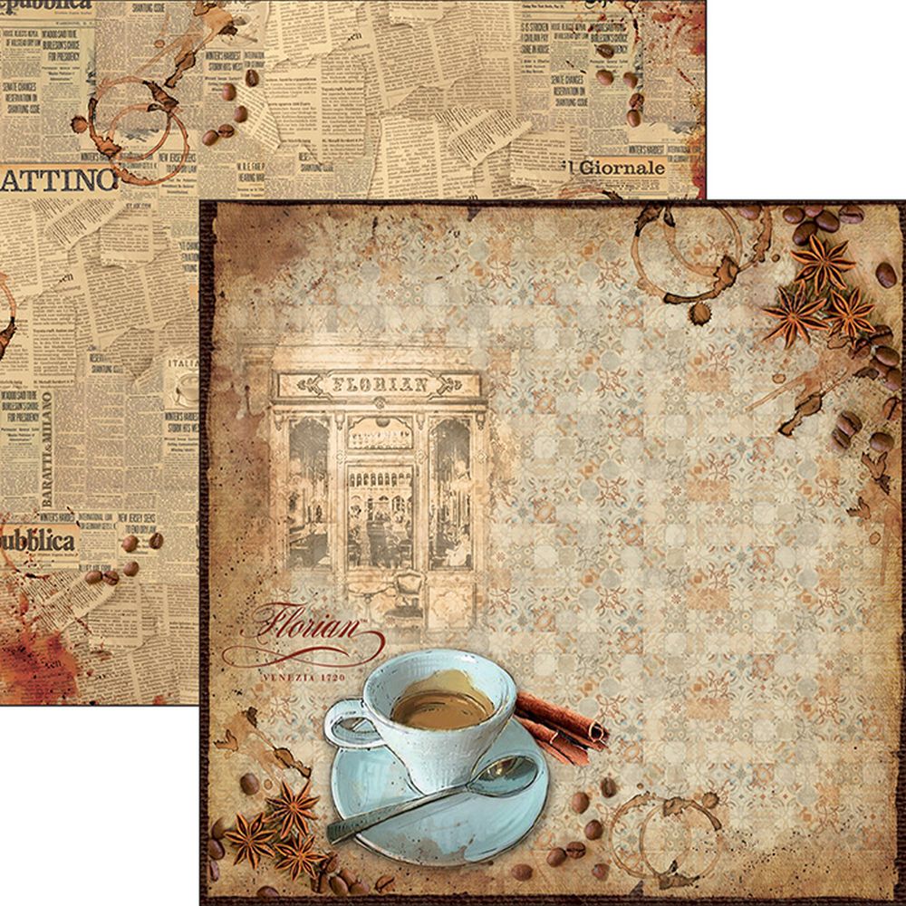 12"x12" Sheets X10 Caffe Florian