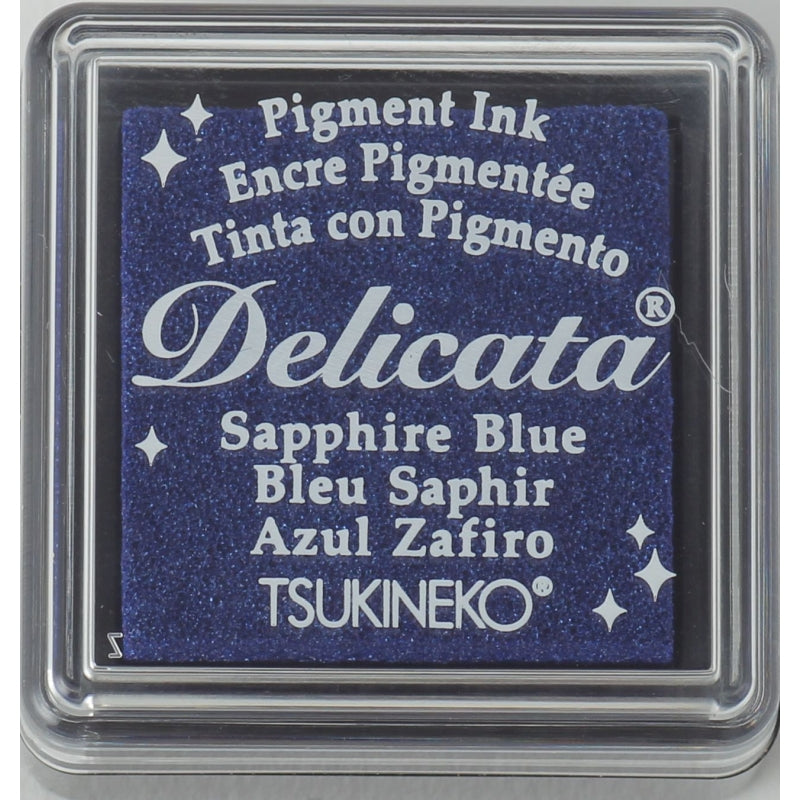Tsukineko Sapphire Blue Delicata Ink Pad Small