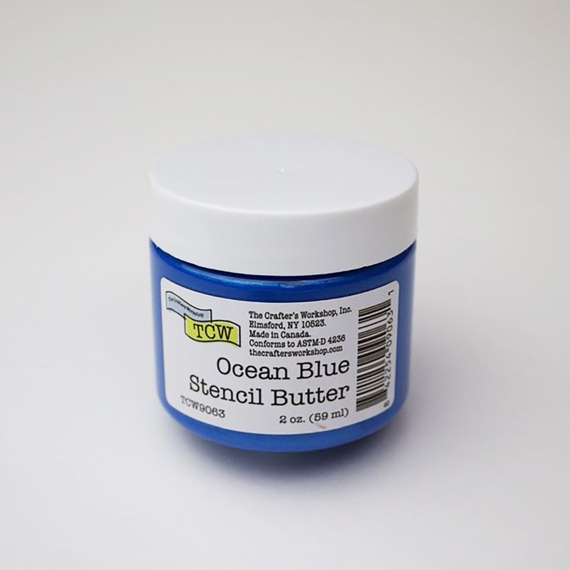 The Crafters Workshop Ocean Blue Stencil Butter 2oz