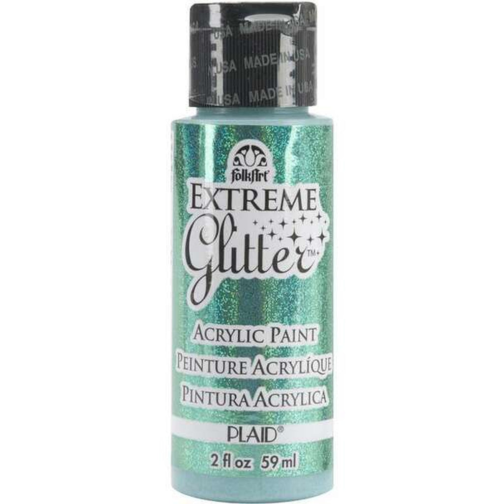 Aqua Folkart Extreme Glitter 2oz