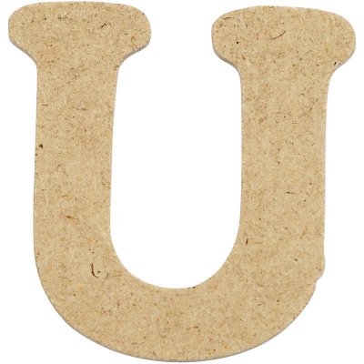 Creativ Letter U - 4cm Pack Of 10