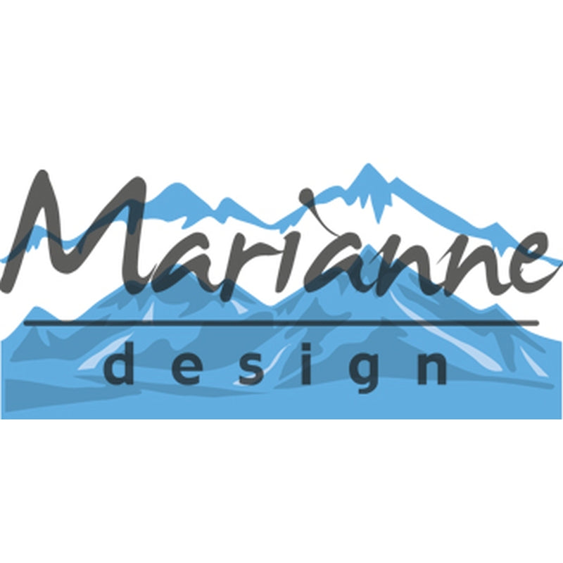 Marianne Design Horizon Snowy Mountains