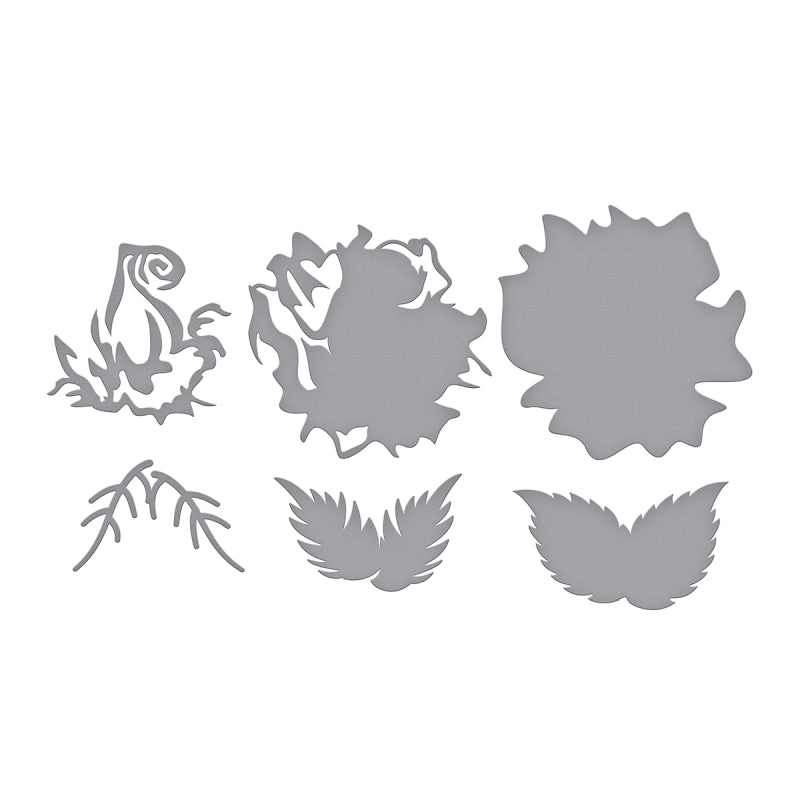 Spellbinders Layered Rose Etched Die