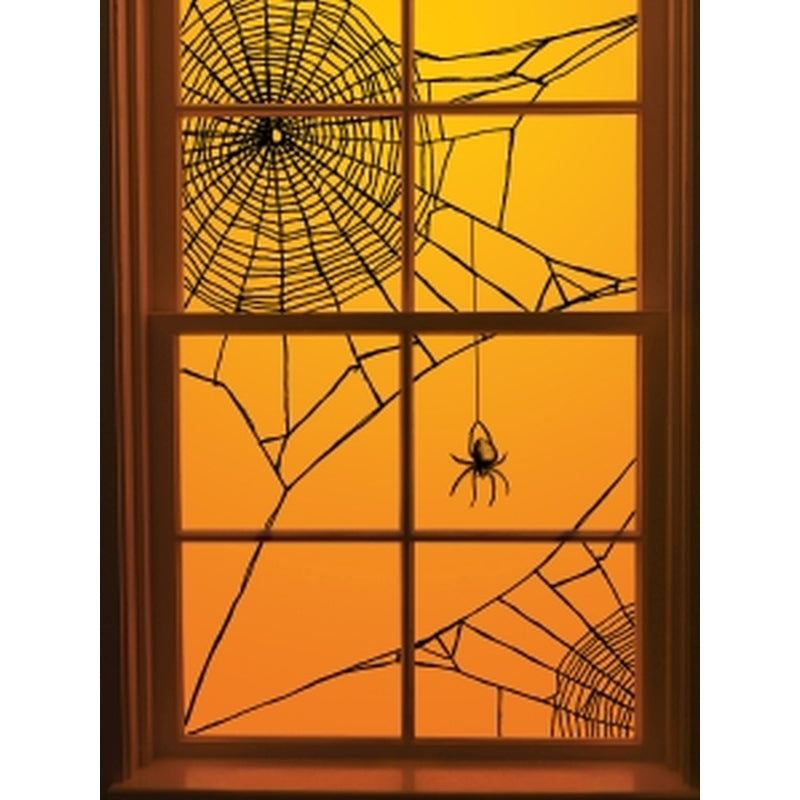 Martha Stewart Crafts Spiderweb Corner Window Cling