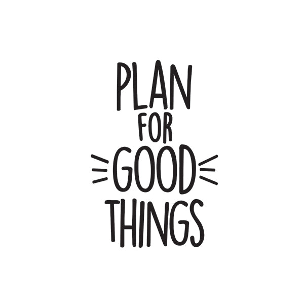 Pukka Pads Good Things Black Planner Decal