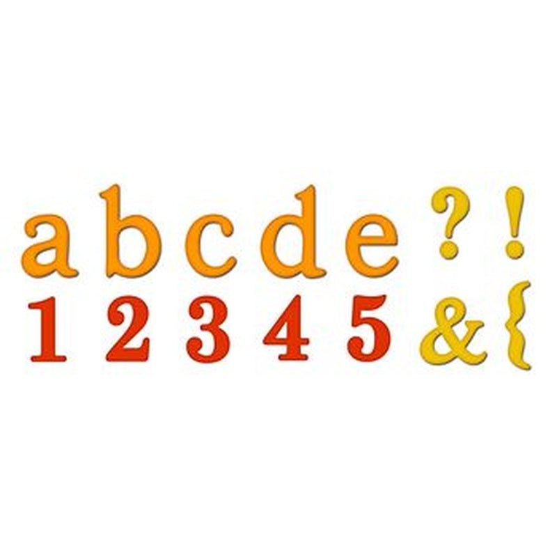 Spellbinders Noble Roman (lower Case)