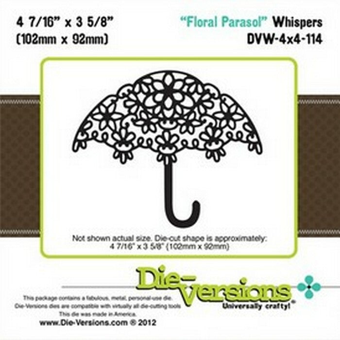 Die-Versions Whispers - Floral Parasol