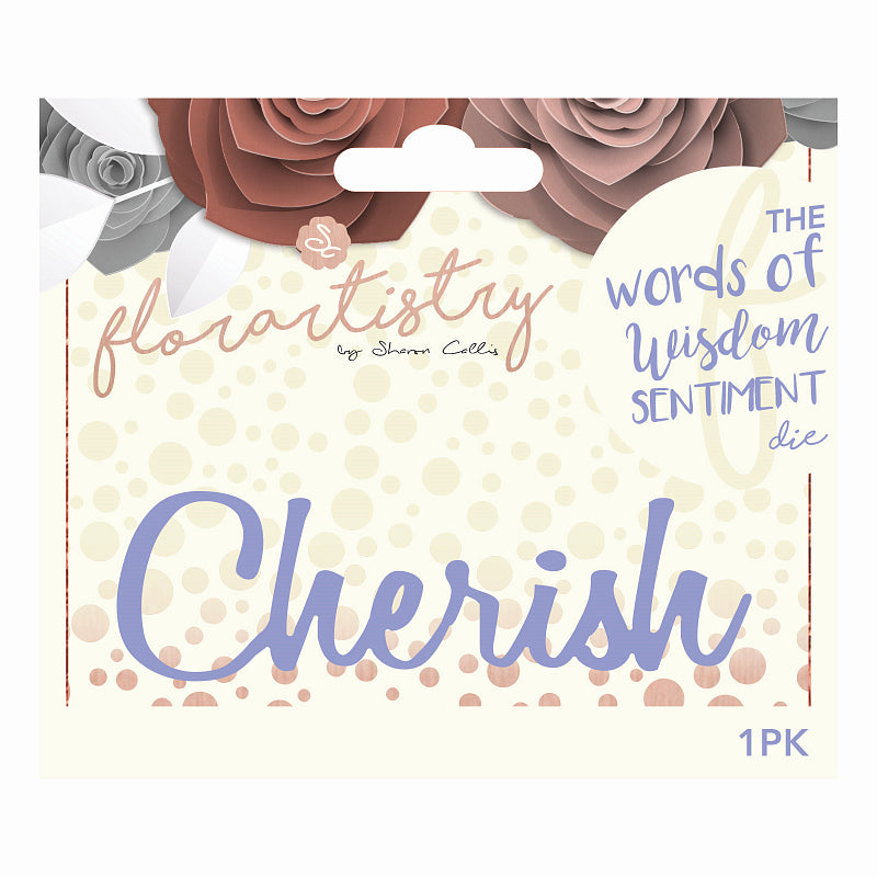Florartistry Word Die - Cherish