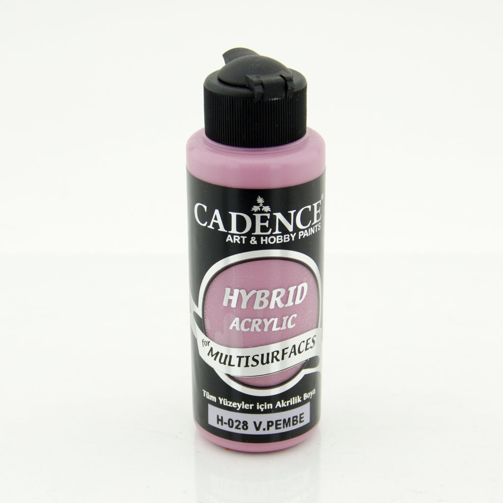 Cadence Victoria Pink 120 Ml Hybrid Acrylic Paint For Multisurfaces
