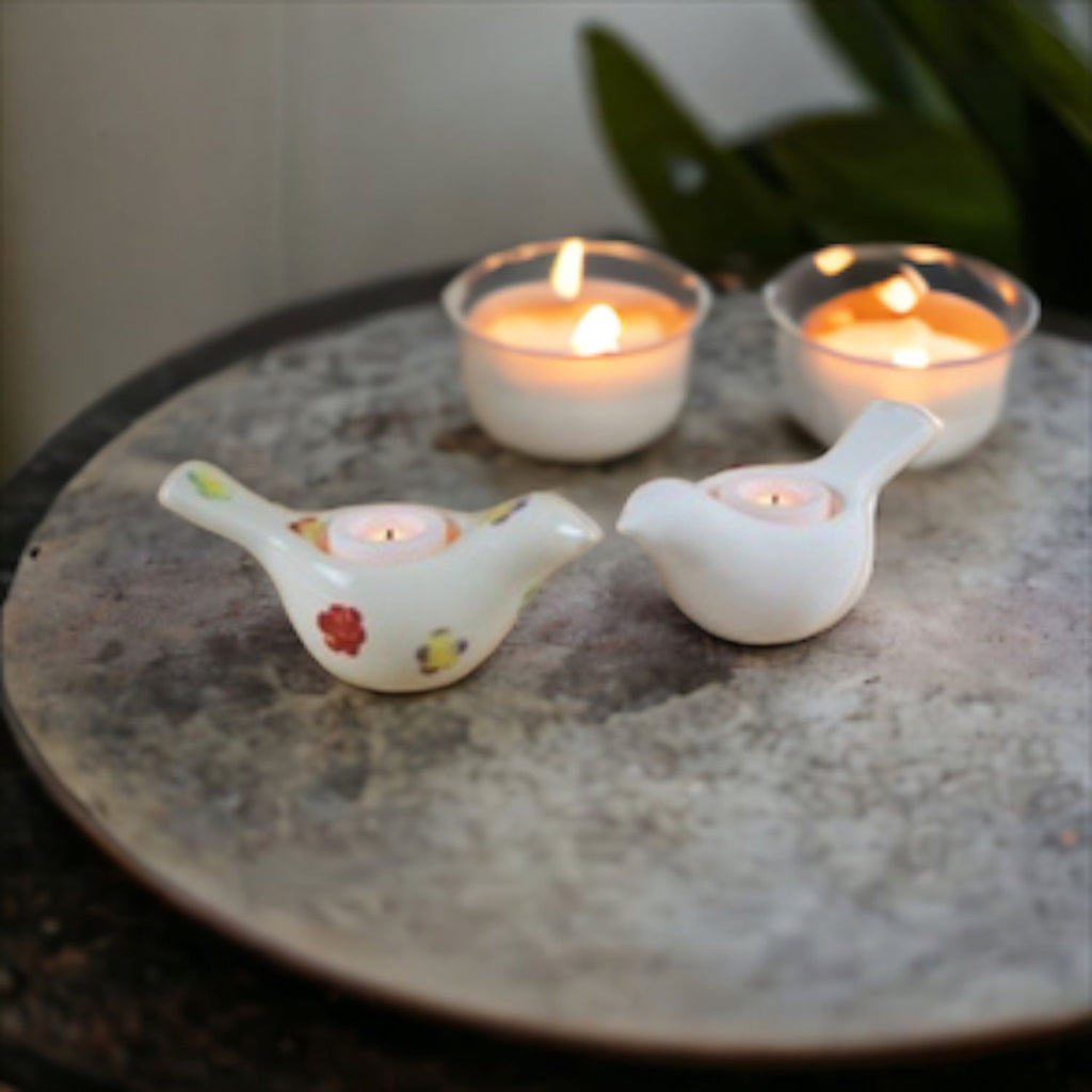 Bird T Light Candle Holder (Carton Of 8)