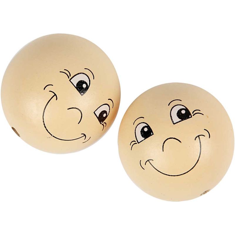 Creativ Heads 40mm 10 Pieces Light Beige