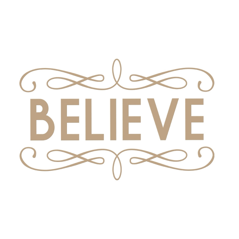 Spellbinders Believe Holiday Glimmer Plate