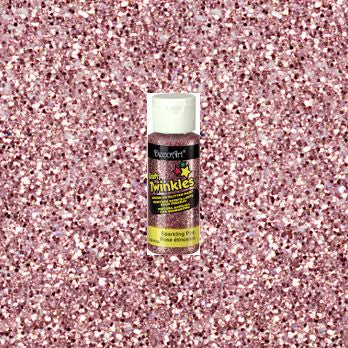 DecoArt Sparkling Pink Craft Twinkles 2oz.