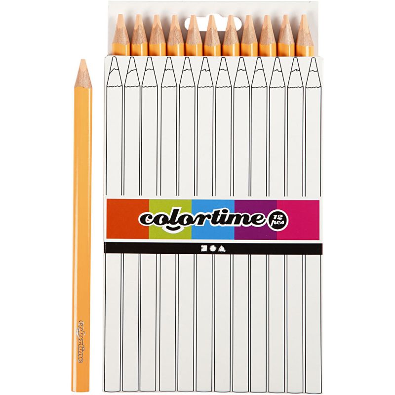 Creativ Colortime Colour Pencil 5mm Jumbo 12