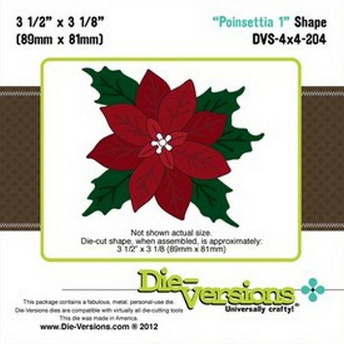 Die-Versions Shapes - Poinsettia 1