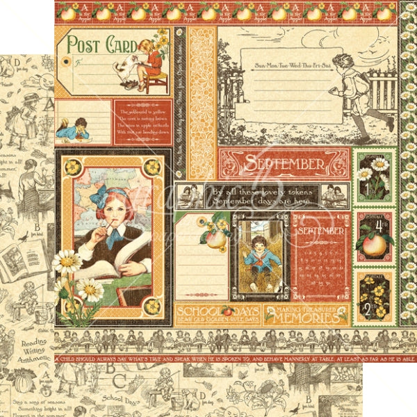 Graphic 45 September Collective Packs Of 10 Sheets