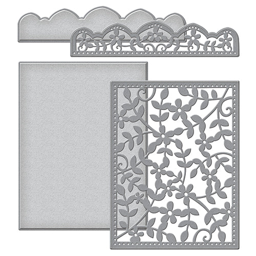 Spellbinders Framed Floral Card Front
