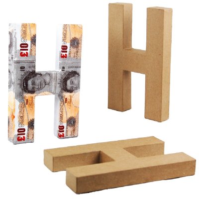 Letter 8.25" H Pack Of 3