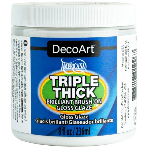 DecoArt Decoart Triple Thick Brush Gloss Varnish Wide Mouth