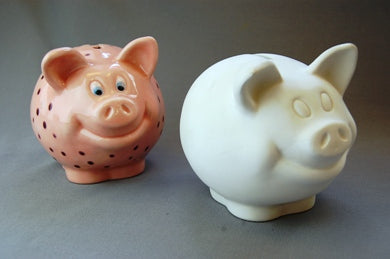 Cute Piggy Bank Money Box (Carton Of 6)
