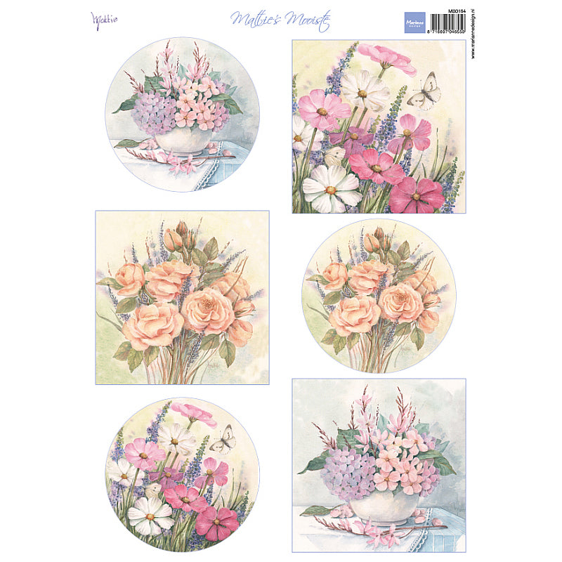 Marianne Design Mattie's Wild Flowers Packs Of 10's