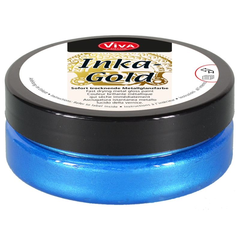 Viva Decor Inka Gold - Steel Blue 914