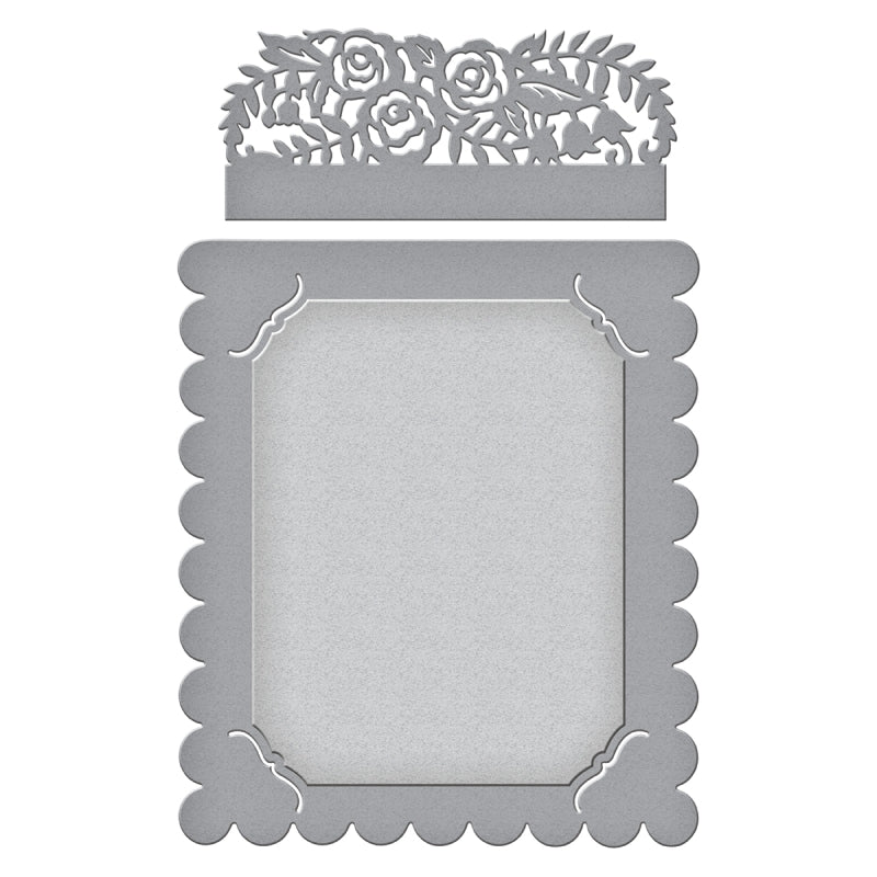 Spellbinders Floral Photo Frame - Shapeabilities