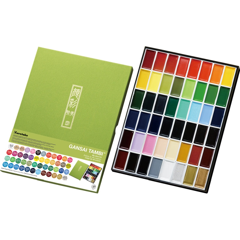 Kuretake Gansai Tambi 48 Colour Set