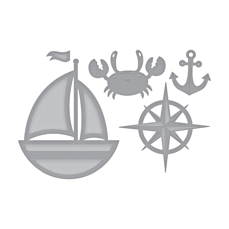 Spellbinders Out To Sea Etched Die
