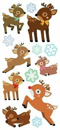 Paper House Productions Reindeer - Sticker - Puffy