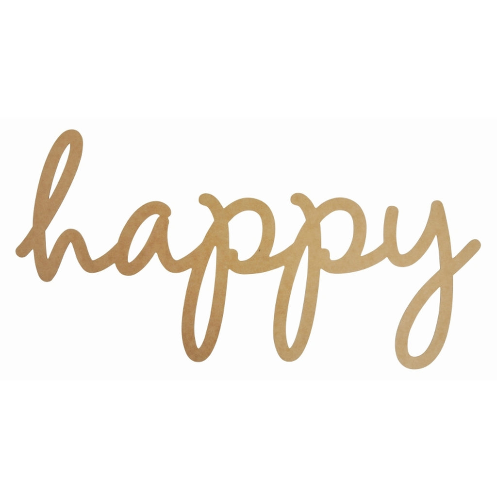 Kaisercraft Btp - 3mm Words Happy