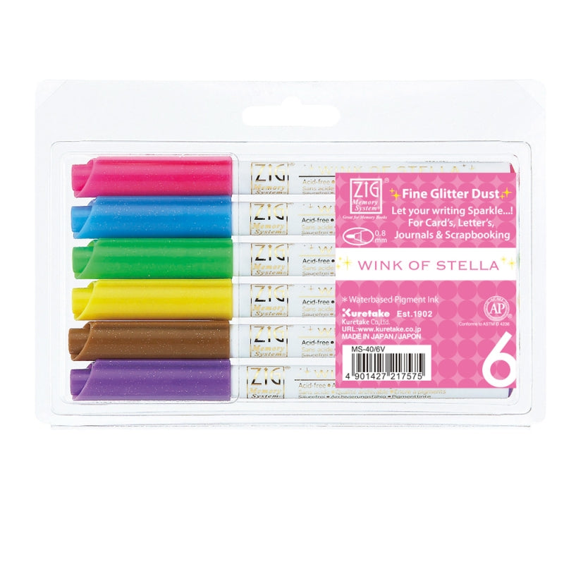 Kuretake Wink Of Stella X6 Colours Set6 Colour Set